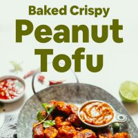 Pan of Quick & Easy Peanut Tofu